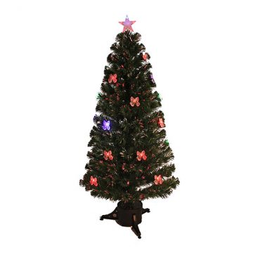 Árvore de Natal com fibra ótica